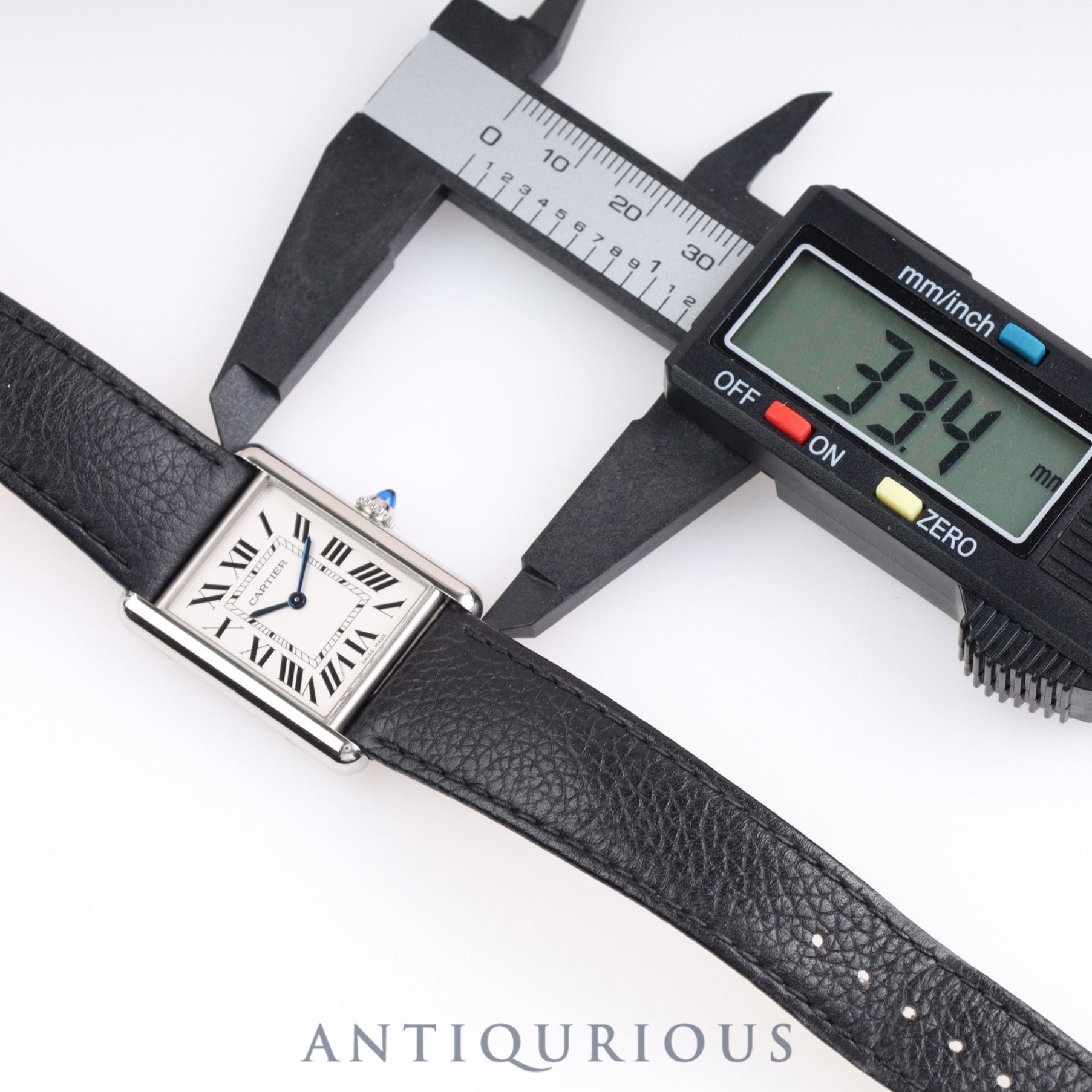 品質保証人気101531631 カルティエ Cartier 純正 サントス100用 替えレザーベルト 腕時計用 ラグ幅 20ｍｍ ブラック 未使用 ベルト、ブレスレット
