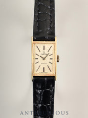 Omega De Ville 5110212 Manual Winding Caliber 485 750YG Leather Strap Genuine Buckle (GP) Champagne Dial Overhauled