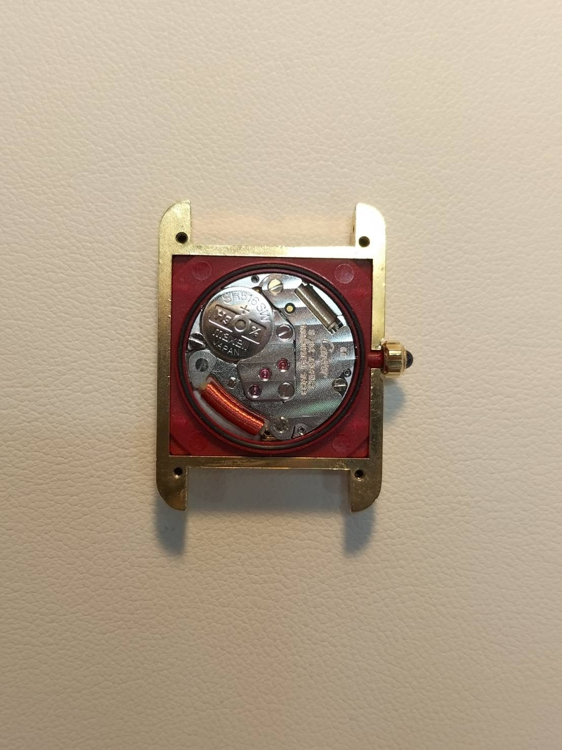 Cartier Must Tank SM 3 66001 Quartz Cal.66 SV925 Leather Original pin buckle (GP) Gray jumping Roman dial (SWISS表記) With original leather belt Overhauled