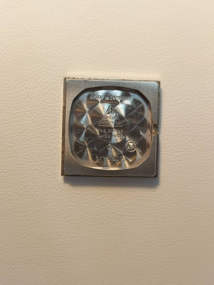 オメガ デ・ヴィル 511.0502 手巻き Cal.625 SS 革 社外ピンバックル（SS）シルバーローマン文字盤 オーバーホール済み