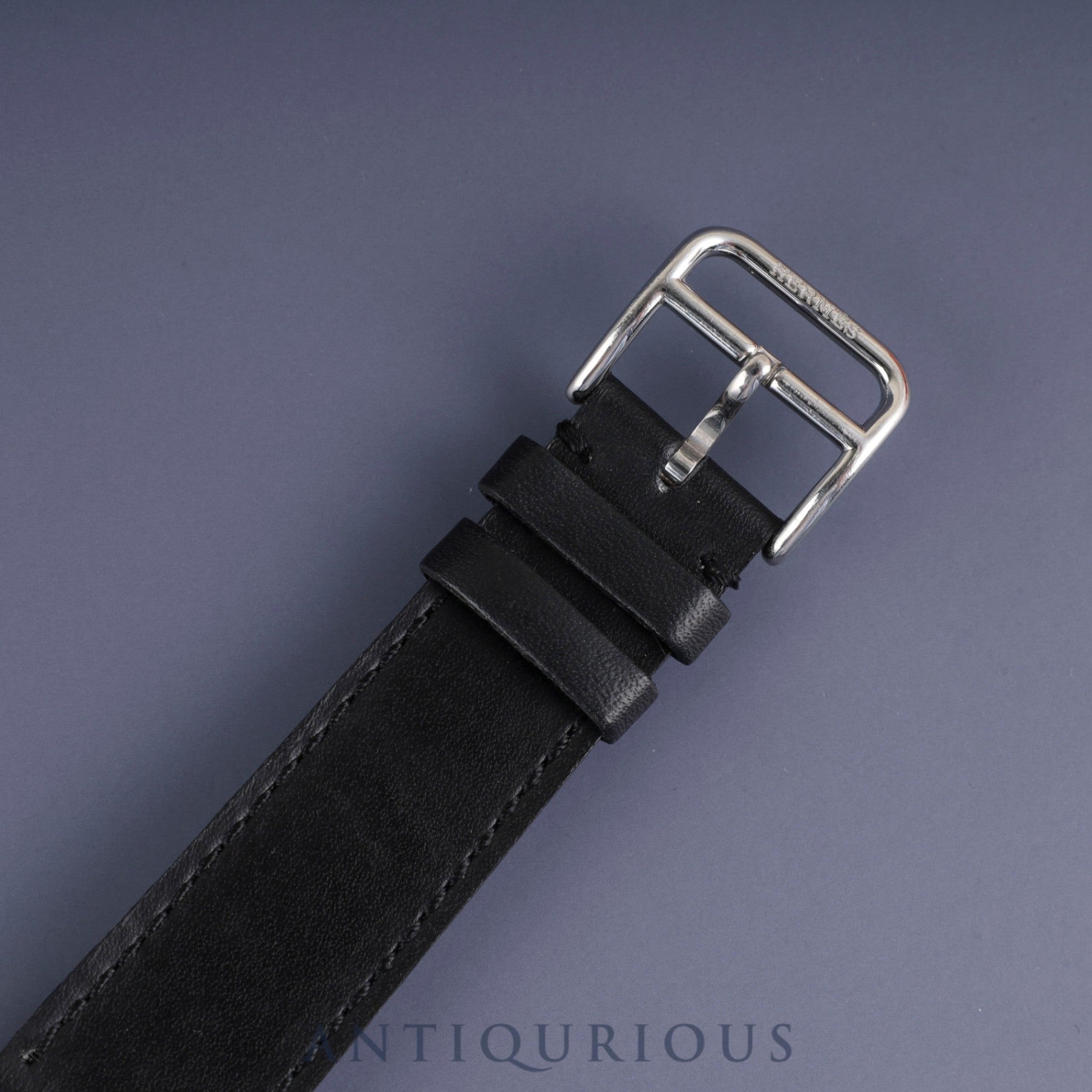 Hermès Cape Cod CC2.710 Quartz Movement, Stainless Steel Leather, Genuine Buckle (Stainless Steel), Silver Dial, Box, Booklet, Warranty Card (2010), Overhauled