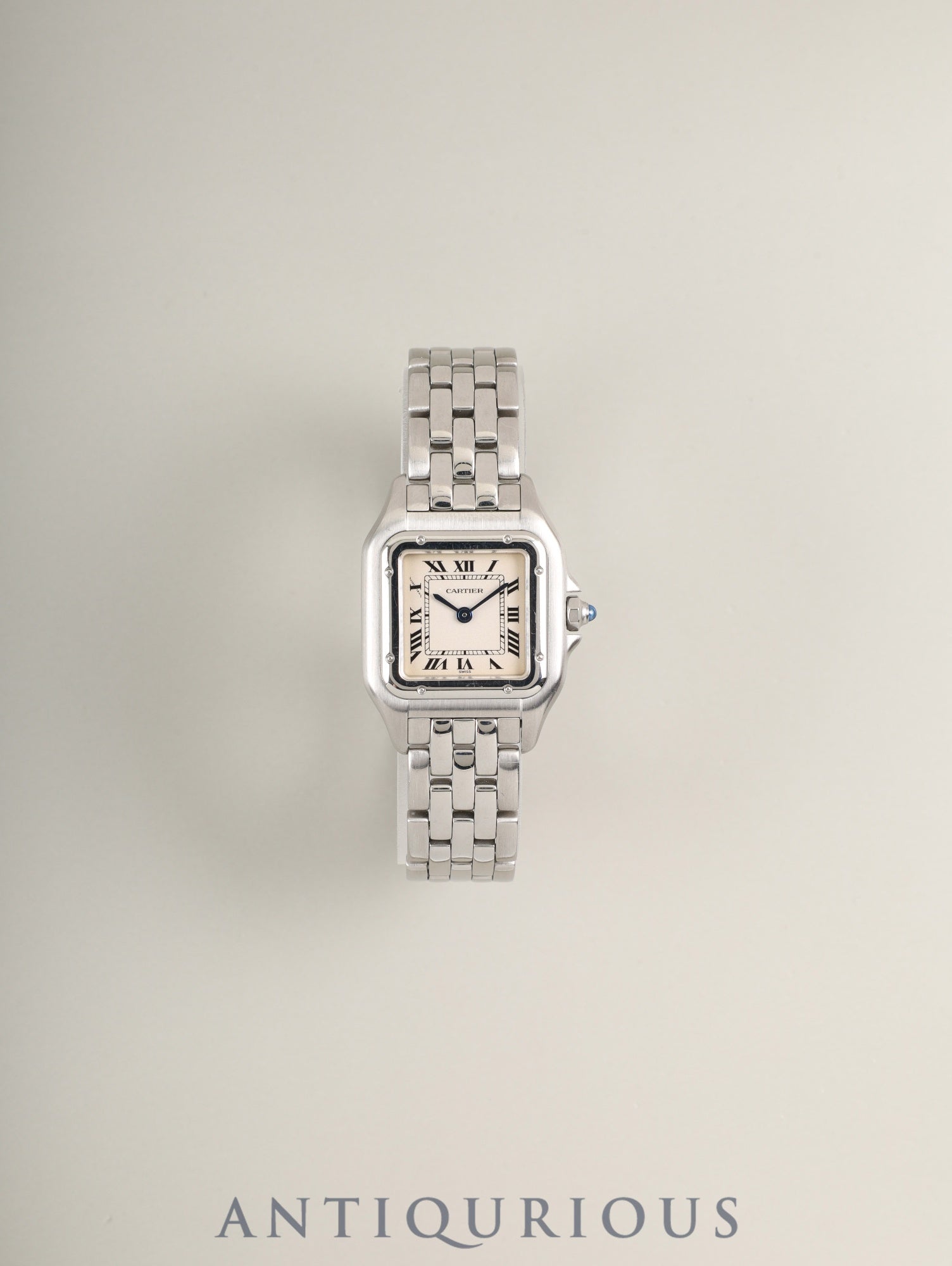カルティエ パンテール SM W25033P5 / 1320 クォーツ  SS SS ホワイトローマン文字盤  箱 冊子 保証書（2000年）オーバーホール済み