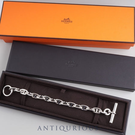 Hermes Bracelet Chaine d'Ancre MM 16 links SV925 Box