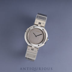 Cartier Santos Vendome SM 8192 Quartz SS SS Ghost (Gray) Dial Complete service (full maintenance) completed at Cartier boutique