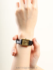 カルティエ マストタンク SM 手巻き Cal.78-1 SV925 純正尾錠（GP） サンレイ文字盤（SWISS表記） オーバーホール済み 新品仕上げ済み