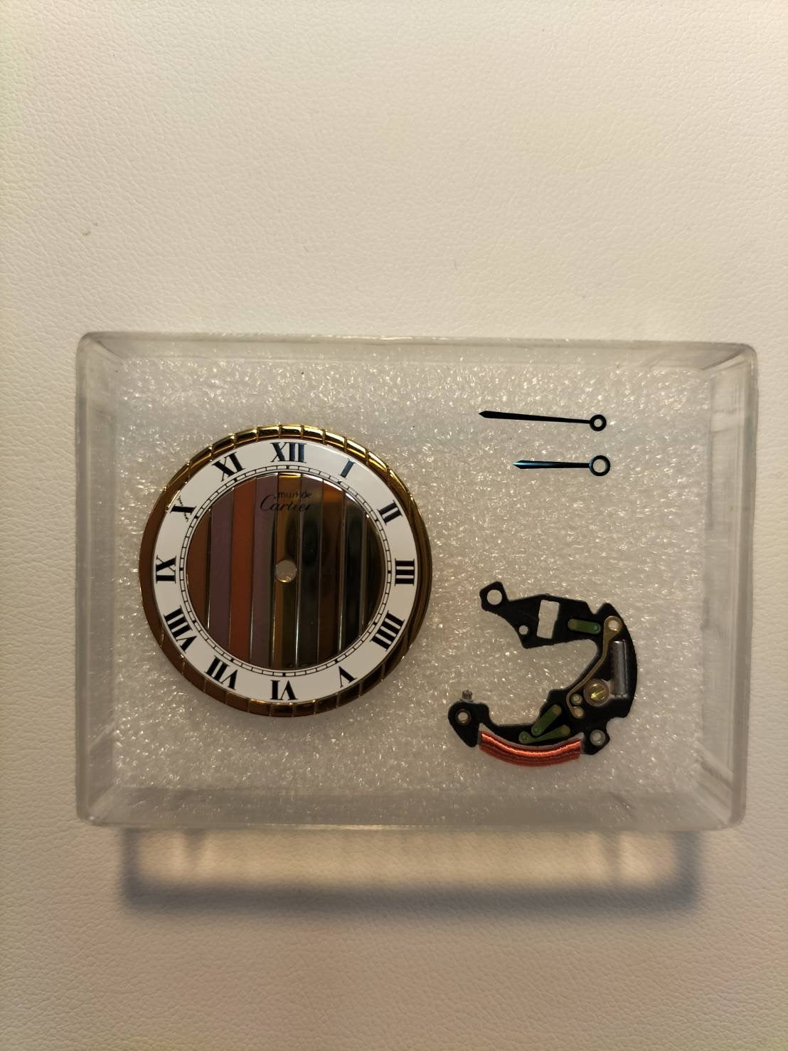 カルティエ マスト ヴァンドーム VLC LM 590003 クォーツ Cal.90 SV925 革 純正ピンバックル（GP） フロントトリニティ文字盤（SWISS表記） オーバーホール済み