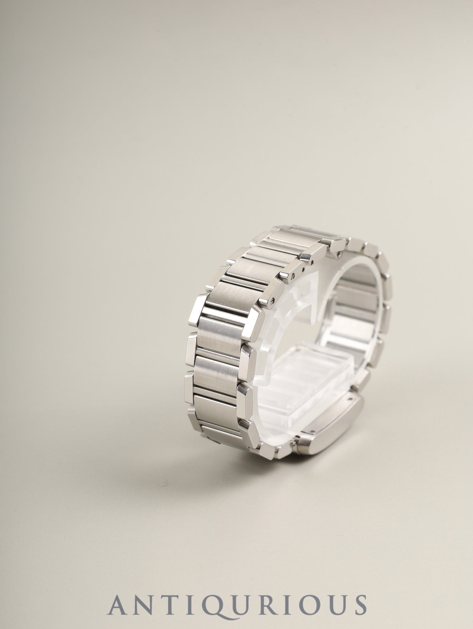 カルティエ タンクフランセーズ SM W51026Q3 / 2384 クォーツ Cal.057 SS SS ブラック文字盤（アジア限定） オーバーホール済み