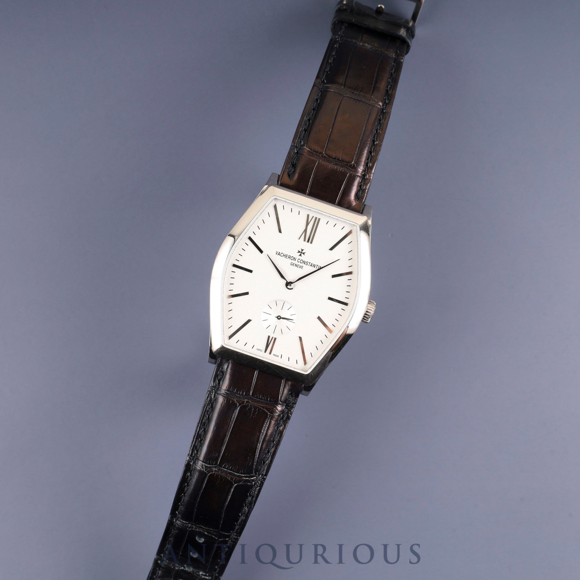 ヴァシュロン・コンスタンタン マルタ X82G7753 82230/000G-9962 手巻き Cal.4400/1 18K/WG 純正革ベルト 純正尾錠（Au750）ホワイト文字盤 保証書（2022年）  箱 冊子 USB タグ オーバーホール済み