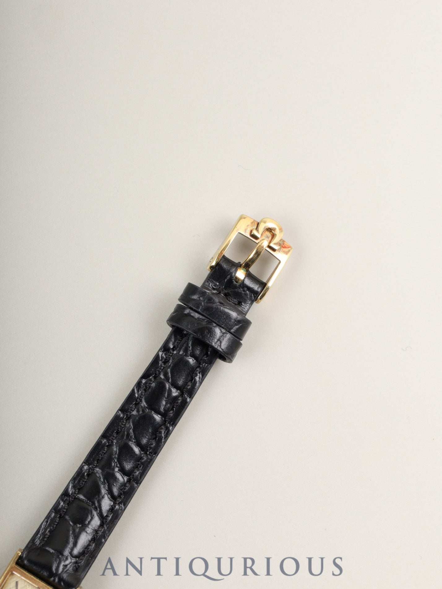 オメガ デ・ヴィル 5110212 手巻き Cal.485 750YG 革 純正尾錠（GP） シャンパン文字盤 オーバーホール済み