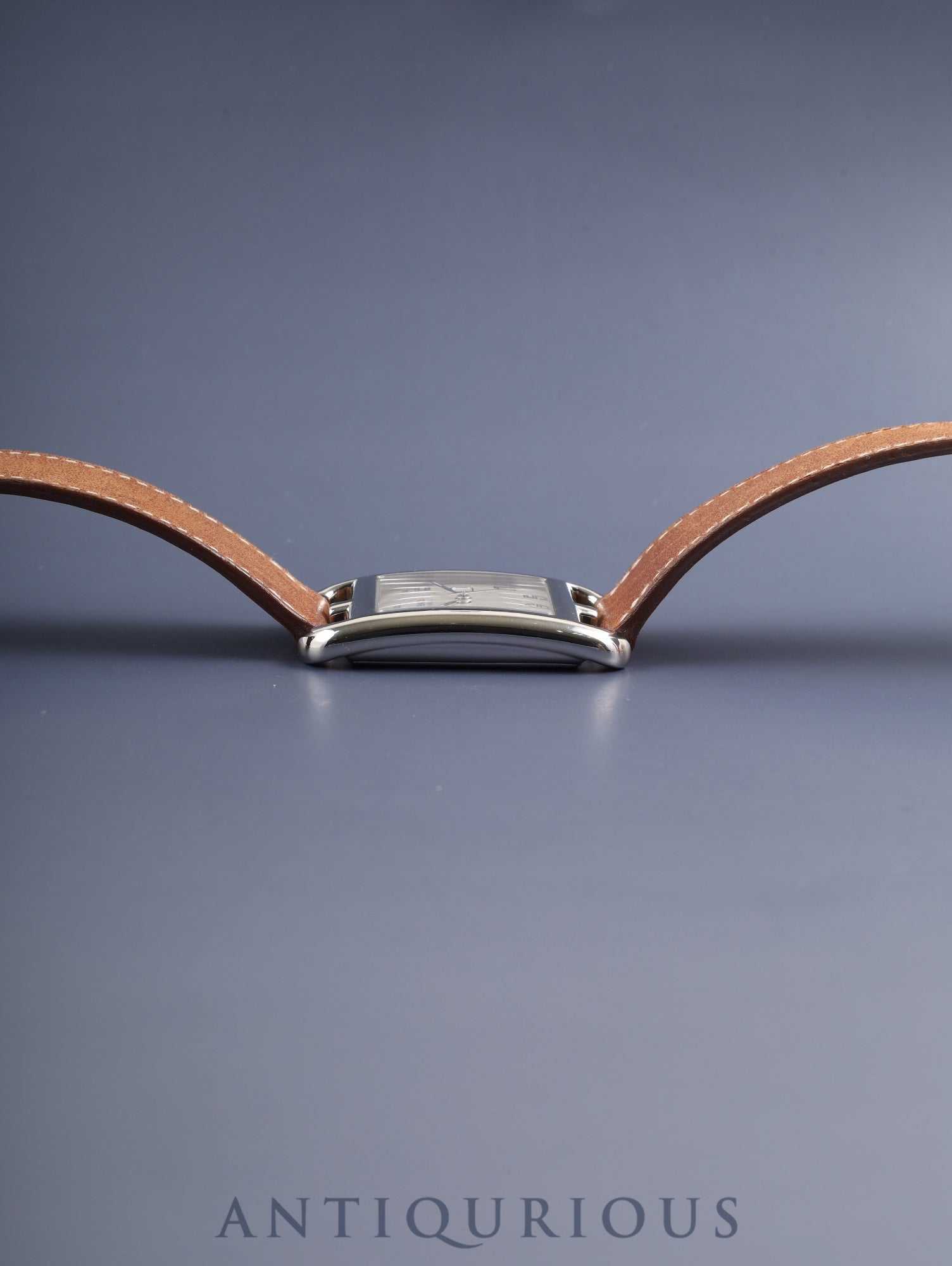 エルメス ケープコッド CC2.710 クォーツ Cal.ETA266.111 SS 純正革ベルト（□J刻印：2006年） 純正尾錠（SS） シルバー文字盤 オーバーホール済み