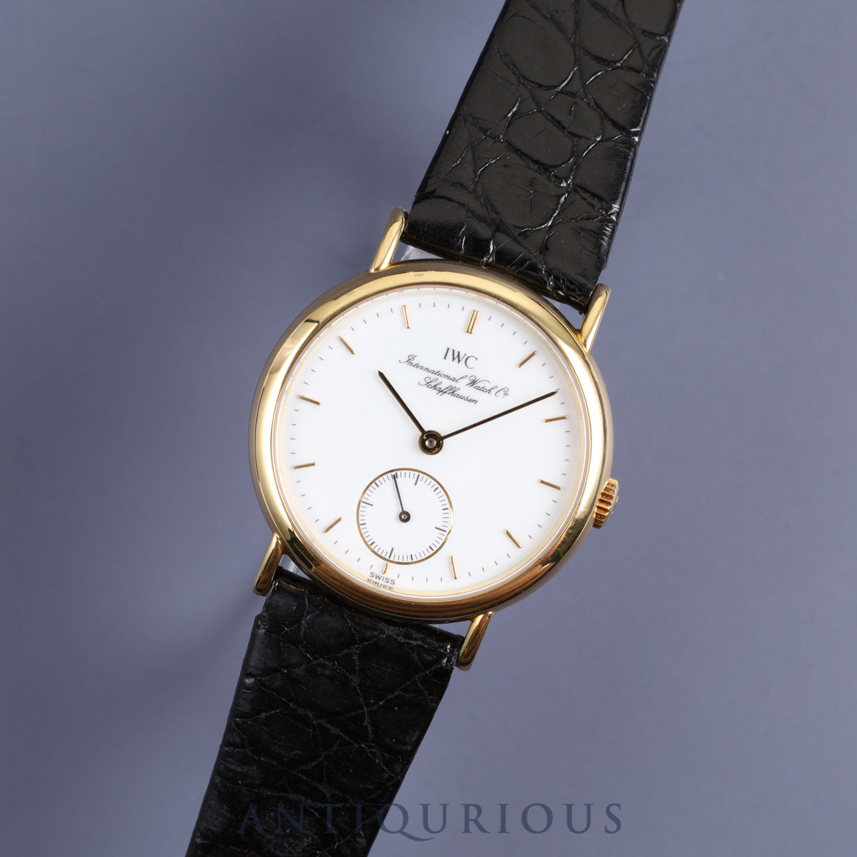 IWC ポートフィノ  IW2532 手巻き Cal.403-423 YG 純正革ベルト 純正尾錠（GP）ホワイト文字盤 オーバーホール済み アイダブリュシー