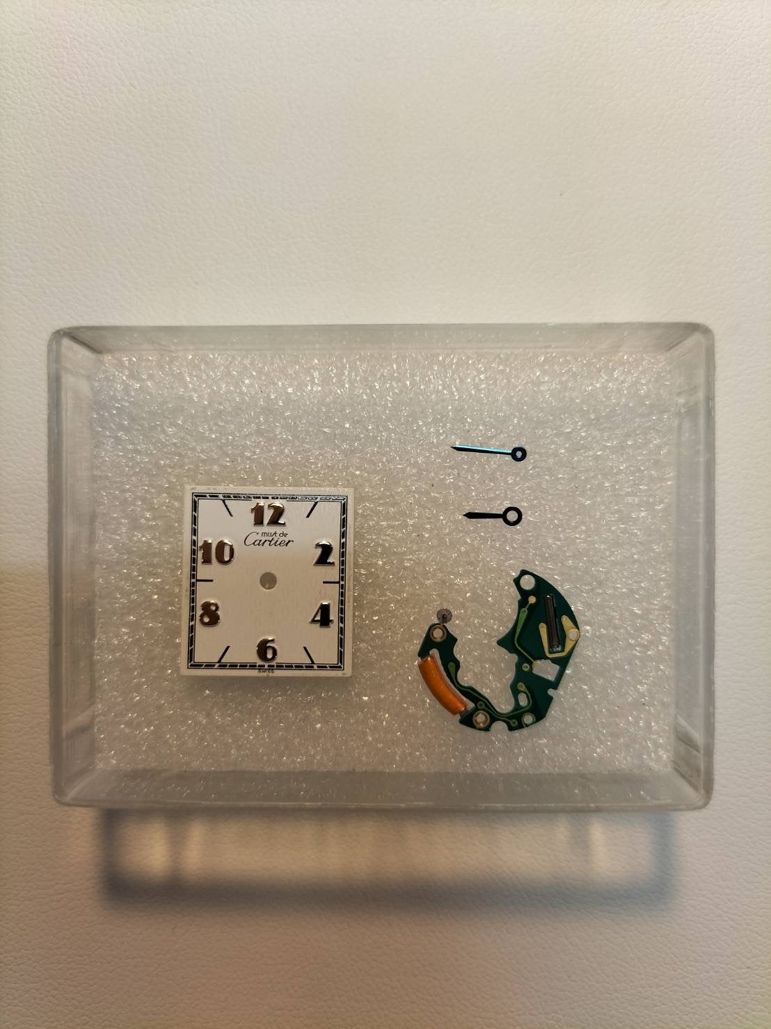カルティエ マストタンク SM W1008354 / 5057001 クォーツ Cal.057 SV925 革 純正Dバックル（GP）飛びアラビア文字盤（SWISS表記）オーバーホール済み 新品仕上げ済み