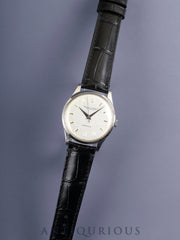 IWC オールドインター 自動巻き Cal.853 SS 革 社外尾錠（SS） シルバー文字盤 オーバーホール済み アイダブリュシー