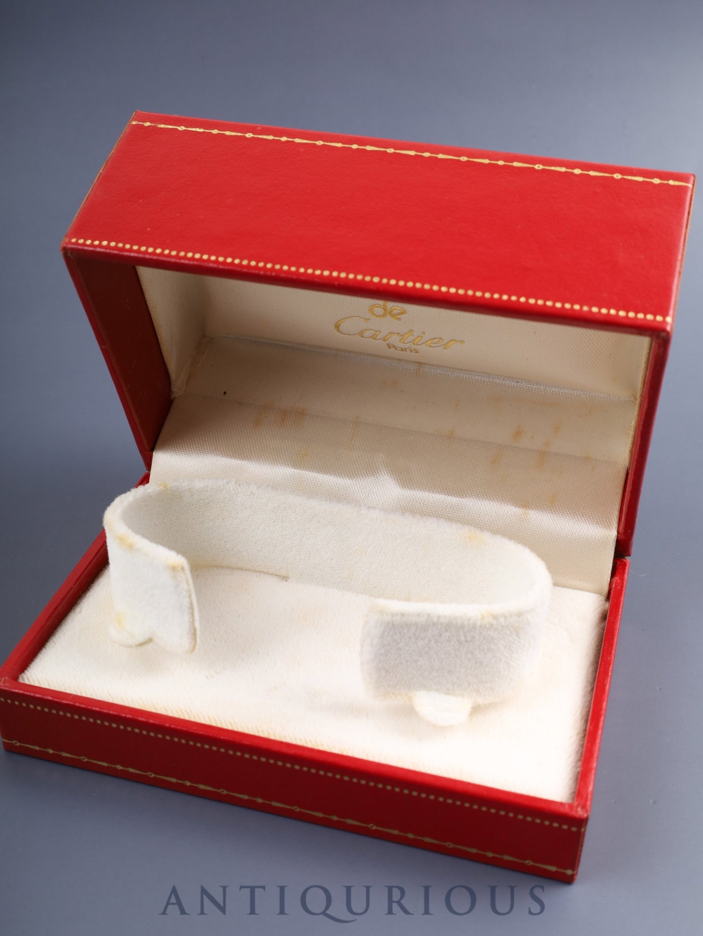 カルティエ マストタンク LM 手巻き Cal.78-1 SV925 革 純正ピンバックル（GP）アイボリーローマン文字盤（SWISS表記） 箱 冊子 国際永久保証書（1982年 / 個人名記載） オーバホール済み