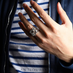 Hermes Ring Chaine d'Ancre Anchaine GM SV925 #54 24 years old box