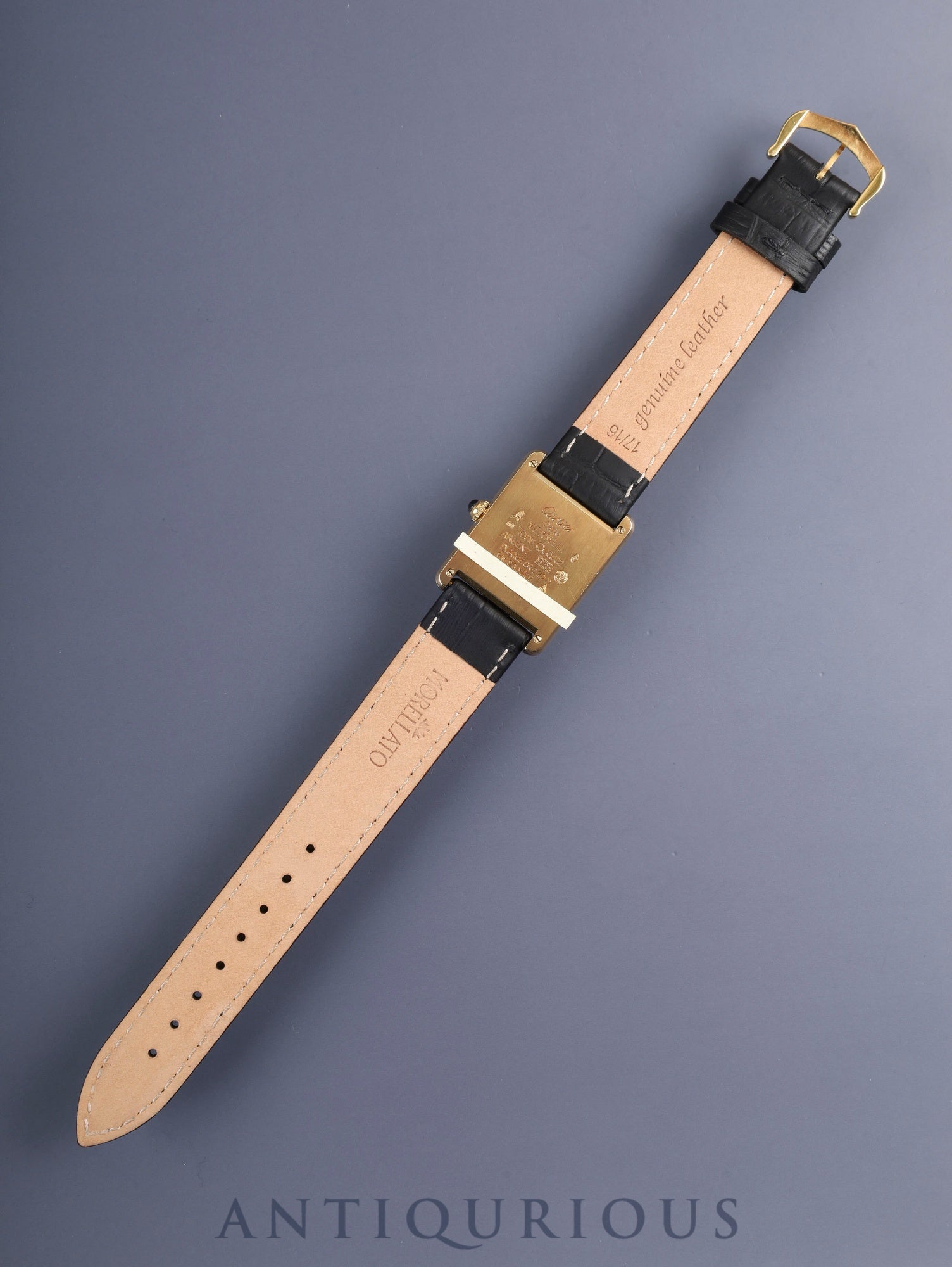 カルティエ マストタンク LM W1002653 / 590005 クォーツ Cal.90 SV925 革 純正尾錠（GP）ストレートローマン文字盤（SWISS表記）オーバーホール済み