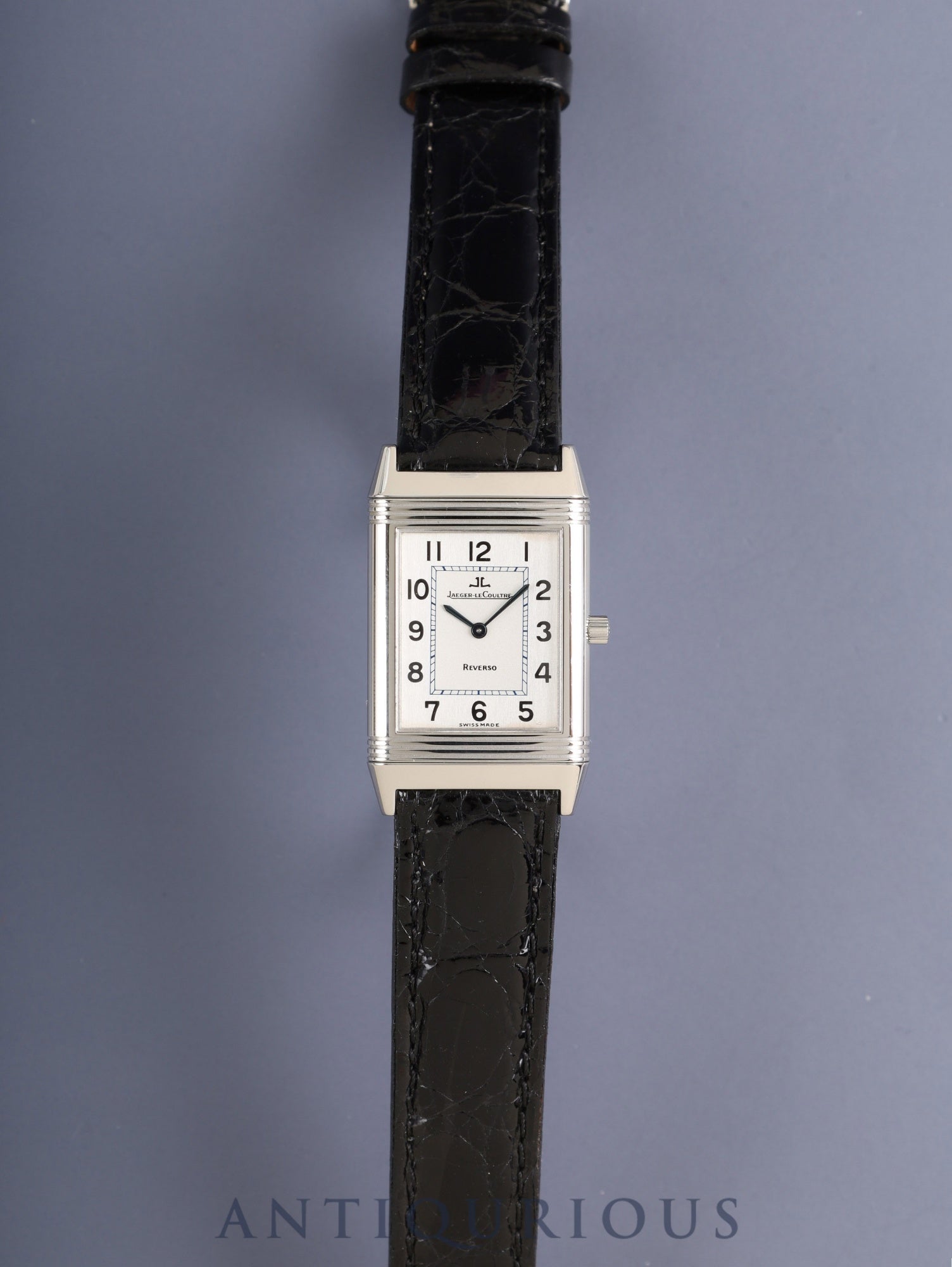 ジャガー・ルクルト レベルソ クラシック 250.8.86 / 250.840.862 手巻き Cal.864/1 SS 革 純正Dバックル（SS）シルバーアラビア文字盤 オーバーホール済み