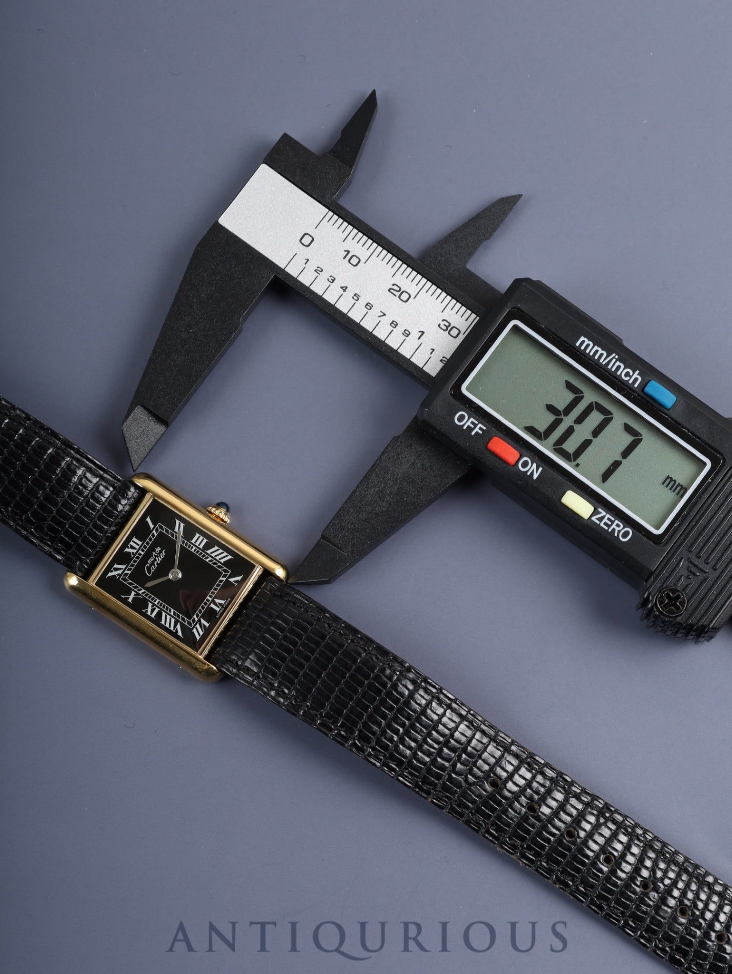 カルティエ マストタンク LM 19749 13 手巻き SV925 純正革ベルト 純正