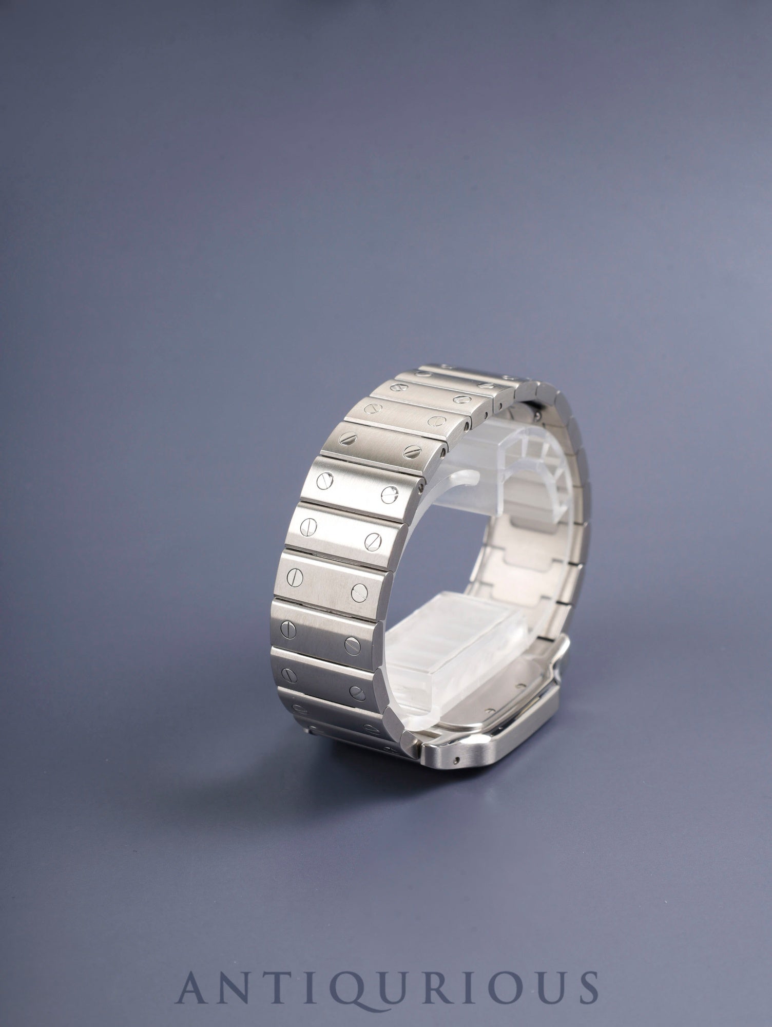 カルティエ サントス ガルベ LM W20060D6 / 1564 クォーツ Cal.687 SS SS ホワイトローマン文字盤（SWISS MADE表記） 箱 冊子 保証書（2003年）カルティエ修理証明書（2009年）オーバーホール済み