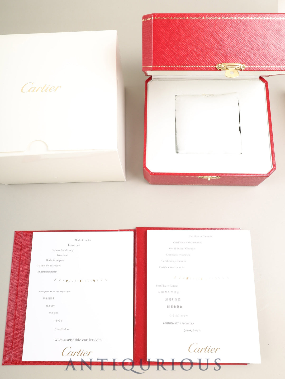 カルティエ バロン ブルー SM W69010Z4  / 3009 クォーツ Cal.057 SS SS シルバーローマン文字盤（SWISS MADE表記） 箱 冊子 保証書（2017年）オーバーホール済み