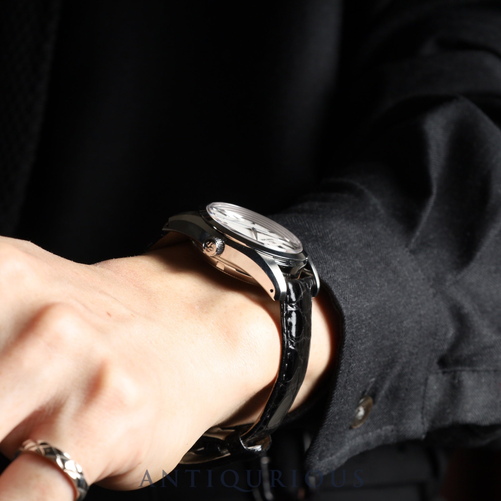 セイコー グランドセイコー SBGR287/9S65-00B0 自動巻き Cal.9S65 SS 革 純正バックル（SS） ホワイト文字盤 カード ケース 冊子 箱 保証書（2020年）オーバーホール済み