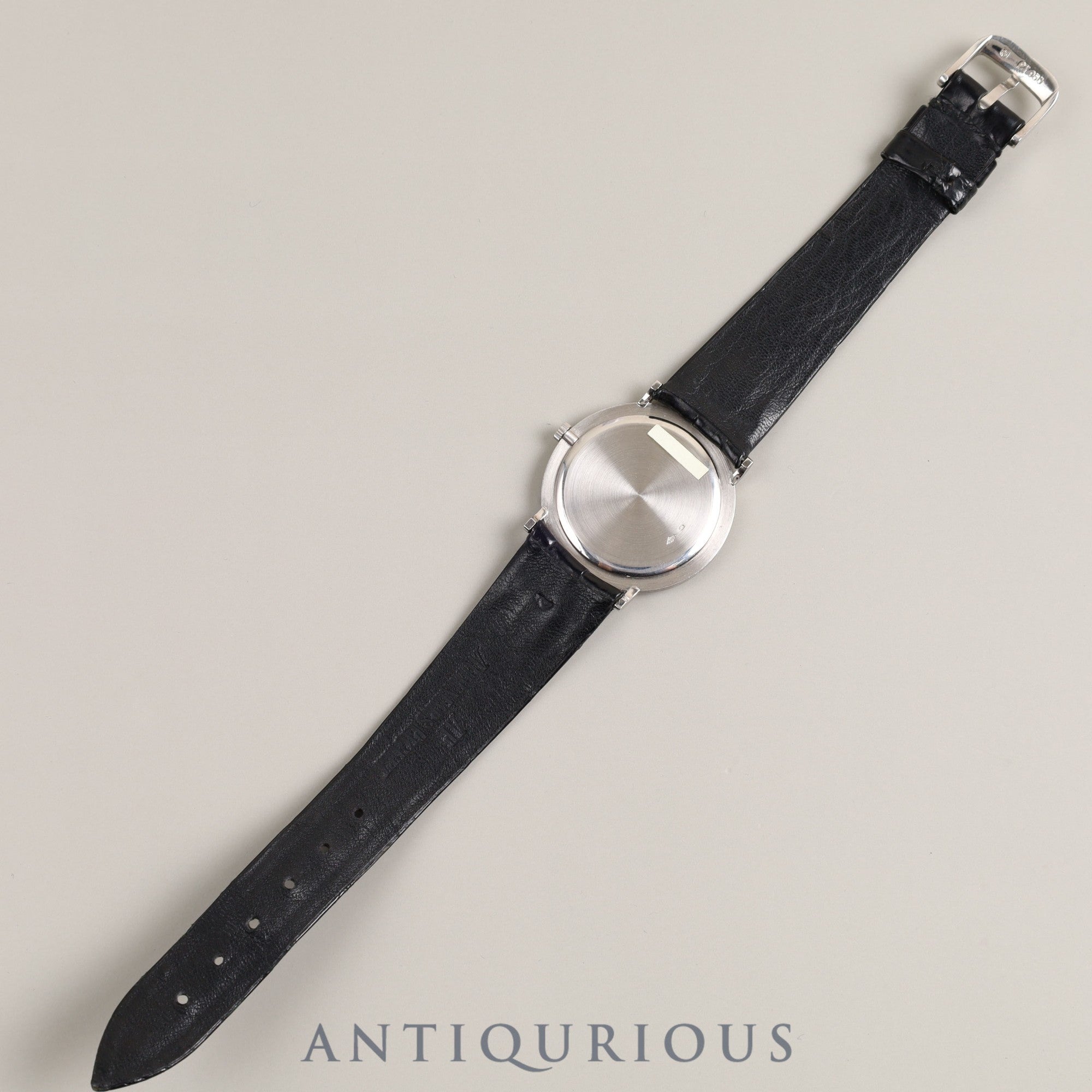 AUDEMARS PIGUET EXTRAFLAT Hand-wound Cal.2003/2 Pt950 Genuine leather strap Genuine buckle (Pt950) Silver dial Box