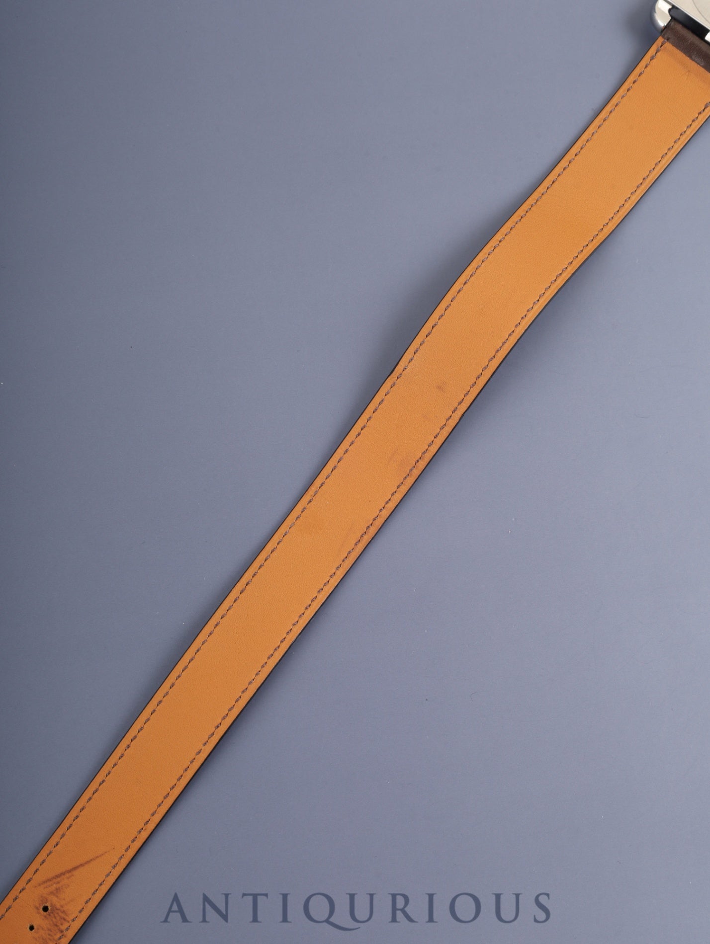 エルメス ケープコッド CC1.810 クォーツ Cal.E64111 SS 純正革ベルト 純正尾錠（SS）ダークブラウンアラビア文字盤 箱 冊子 オーバーホール済み