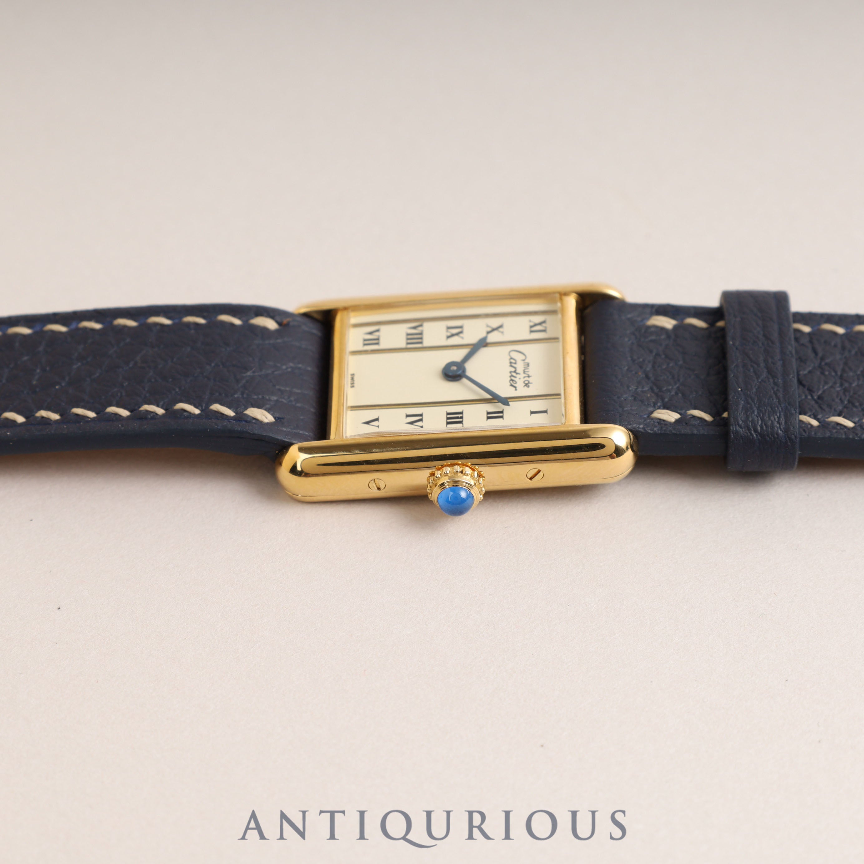 Cartier Must Tank SM QZ Straight Roman Dial