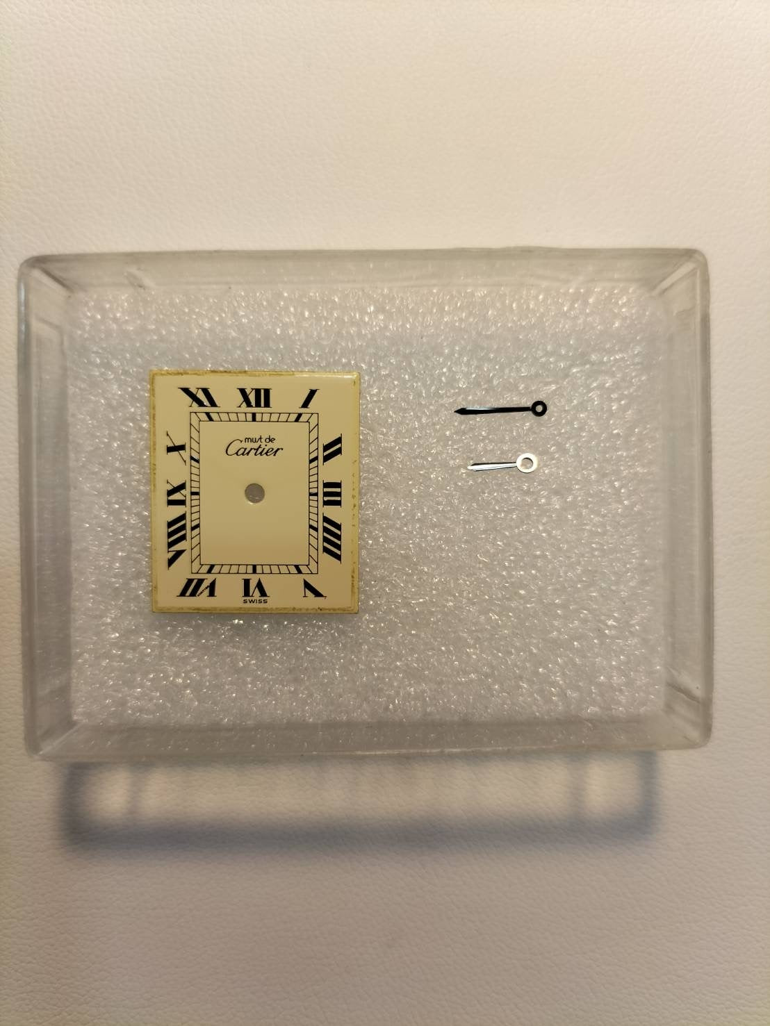 カルティエ マストタンク LM 6 手巻き Cal.78-1 SV925 革 純正ピンバックル（GP）アイボリーローマン文字盤（SWISS表記）オーバーホール済み