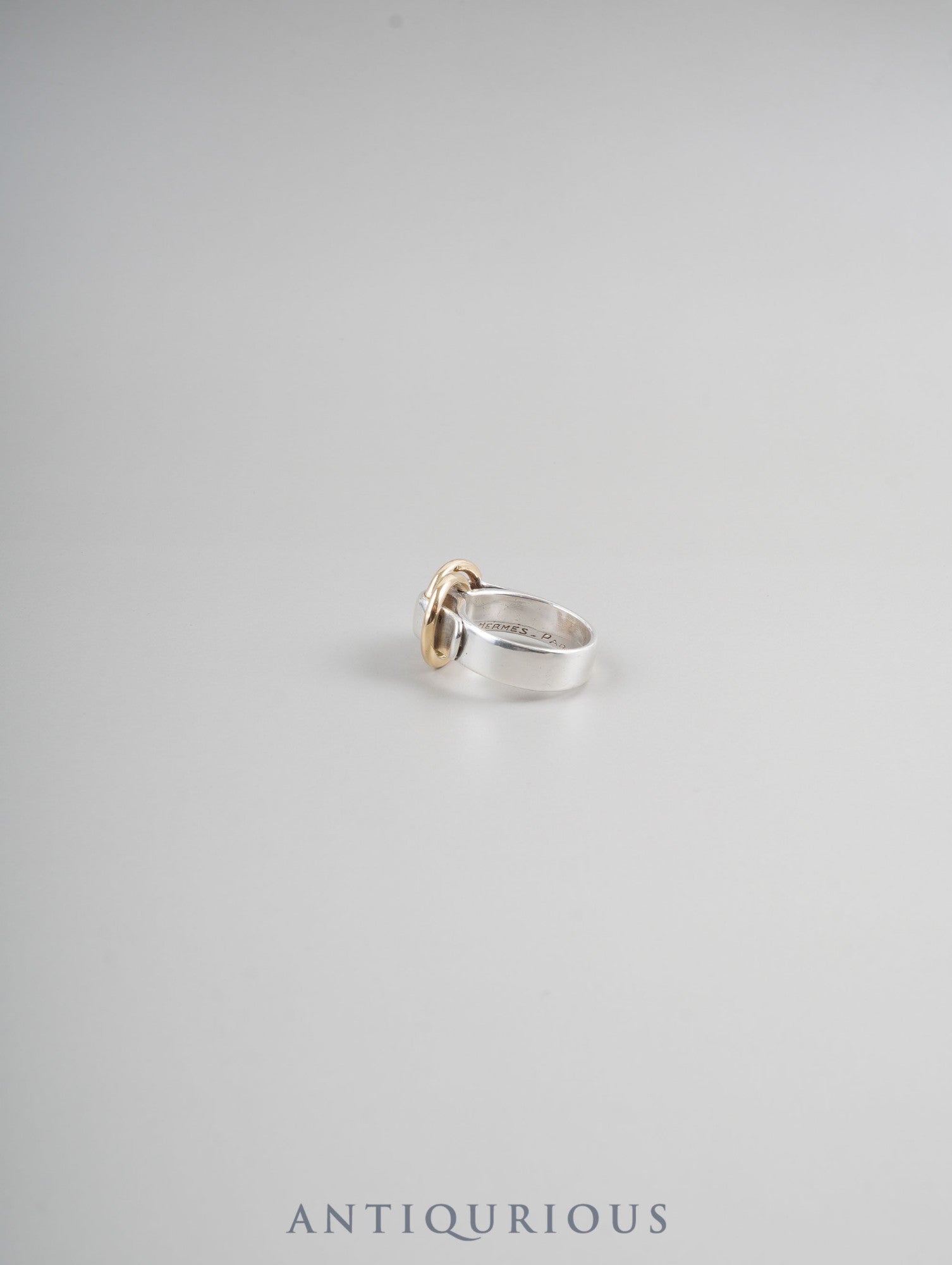 エルメス リング ドゥザノー SV925/750 約10.5号