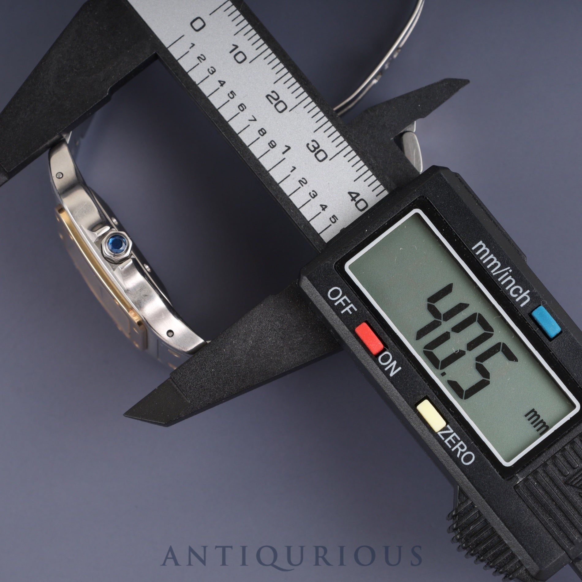 Cartier Santos Galbee LM W20058C4 / 2319 Automatic SS/YG SS/YG Guilloche Dial Warranty (2004) Overhauled