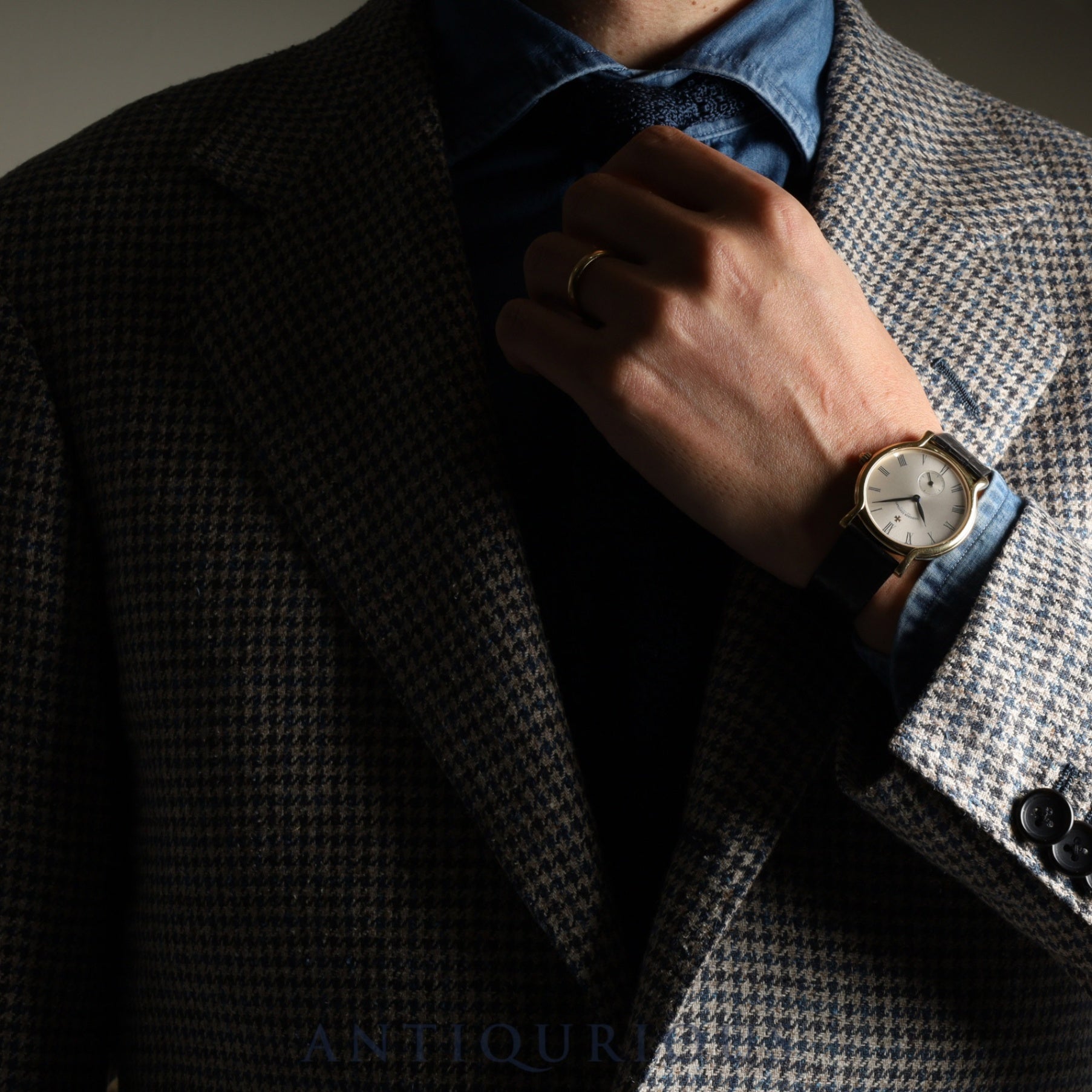 Vacheron Constantin Lille 92060 / 000J-4 Manual Winding Caliber 1014/2 750 Leather Strap with Genuine Buckle (750) Silver Roman Dial Case Warranty Card Overhauled