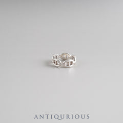 Hermes Ring Chaine d'Ancre Anchaîne PM SV925 #55 23 years old