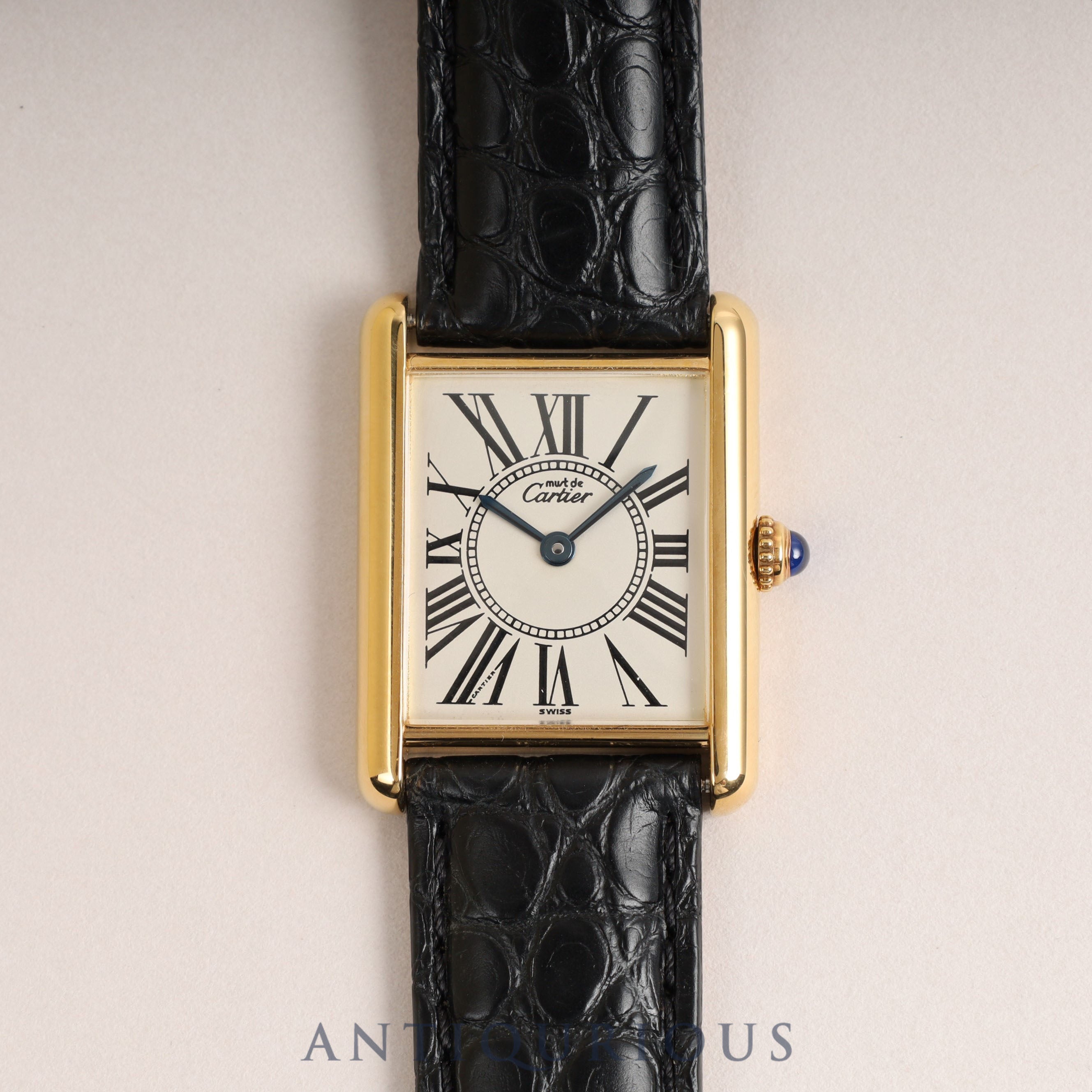 Cartier Must Tank LM QZ Opalan Dial 1615 Newly Finished