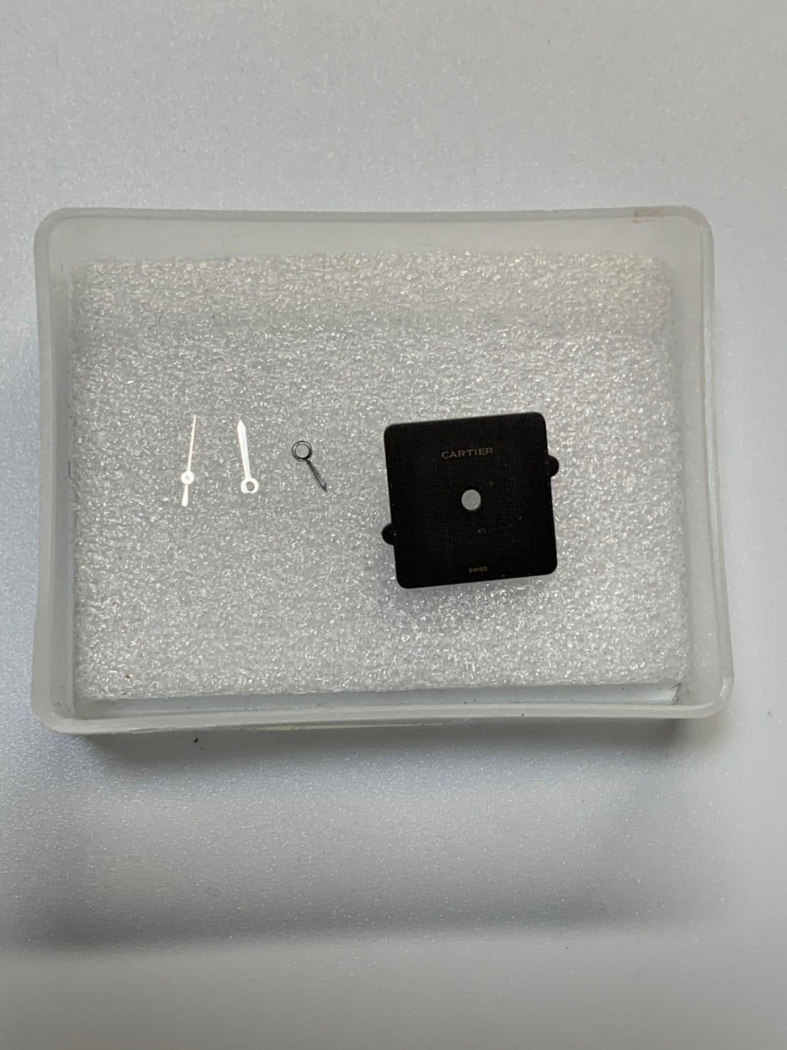 カルティエ サントス カレ SM 0901 自動巻き Cal.2671 SS SS グレーゴースト文字盤（SWISS表記 ）オーバーホール済み