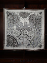 Hermès Scarf Carre 90 TROPHEES de VENISE Trophies of Venice 100% Silk