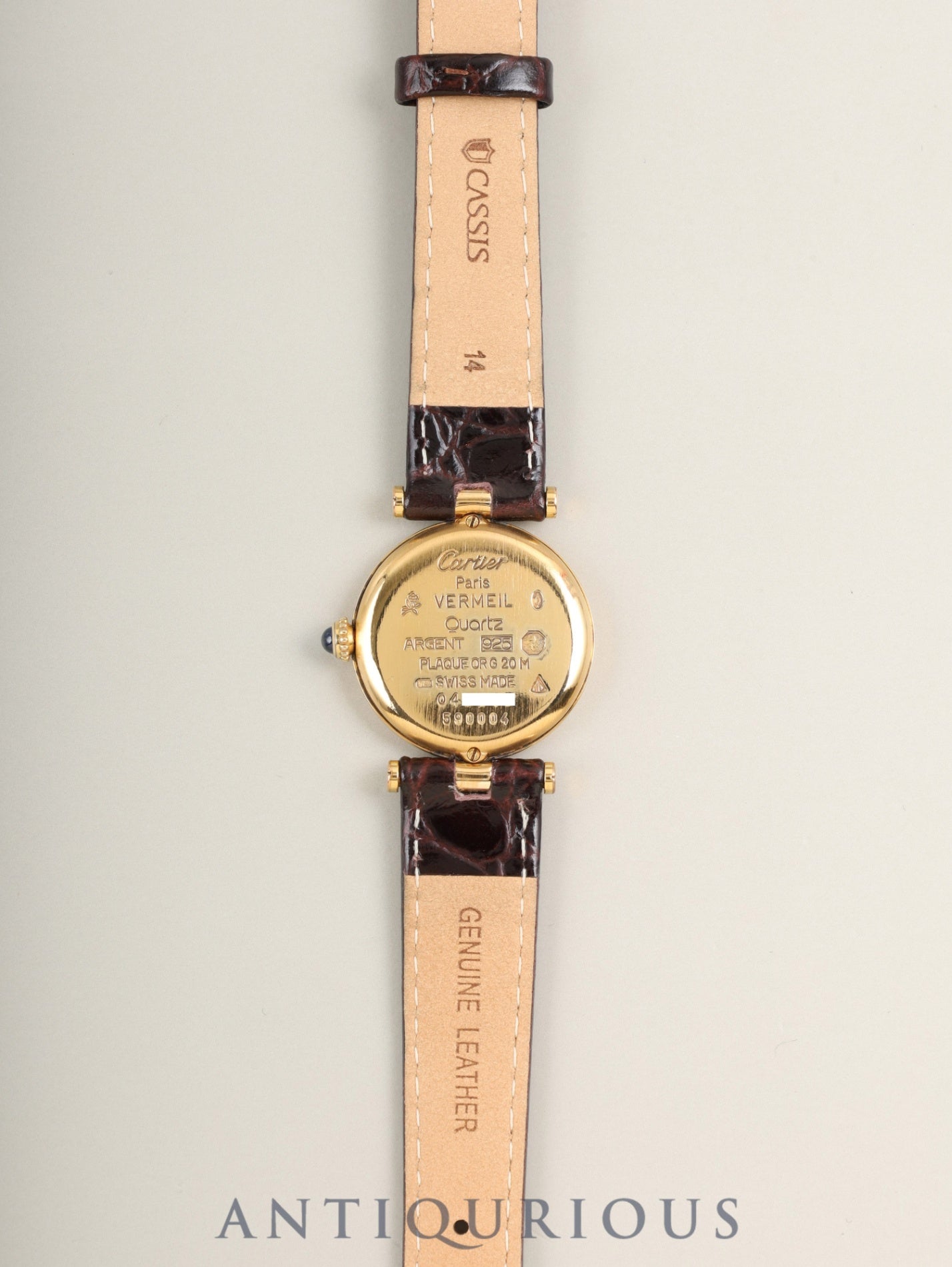 カルティエ マスト ヴァンドーム VLC SM 590004 クォーツ Cal.90 SV925