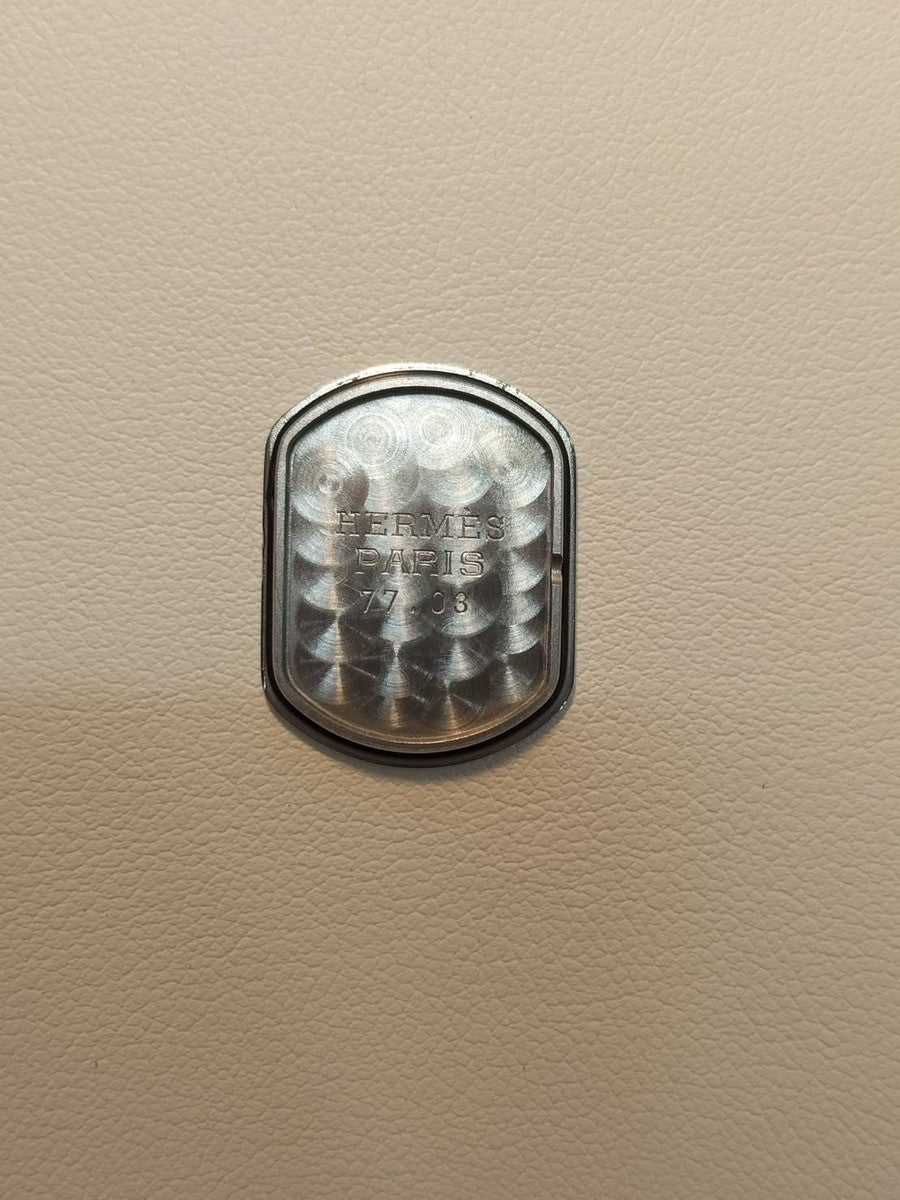 エルメス ラリー RA1.240 クォーツ Cal.976.001 SS/GP SS/GP ホワイト文字盤 オーバーホール済み