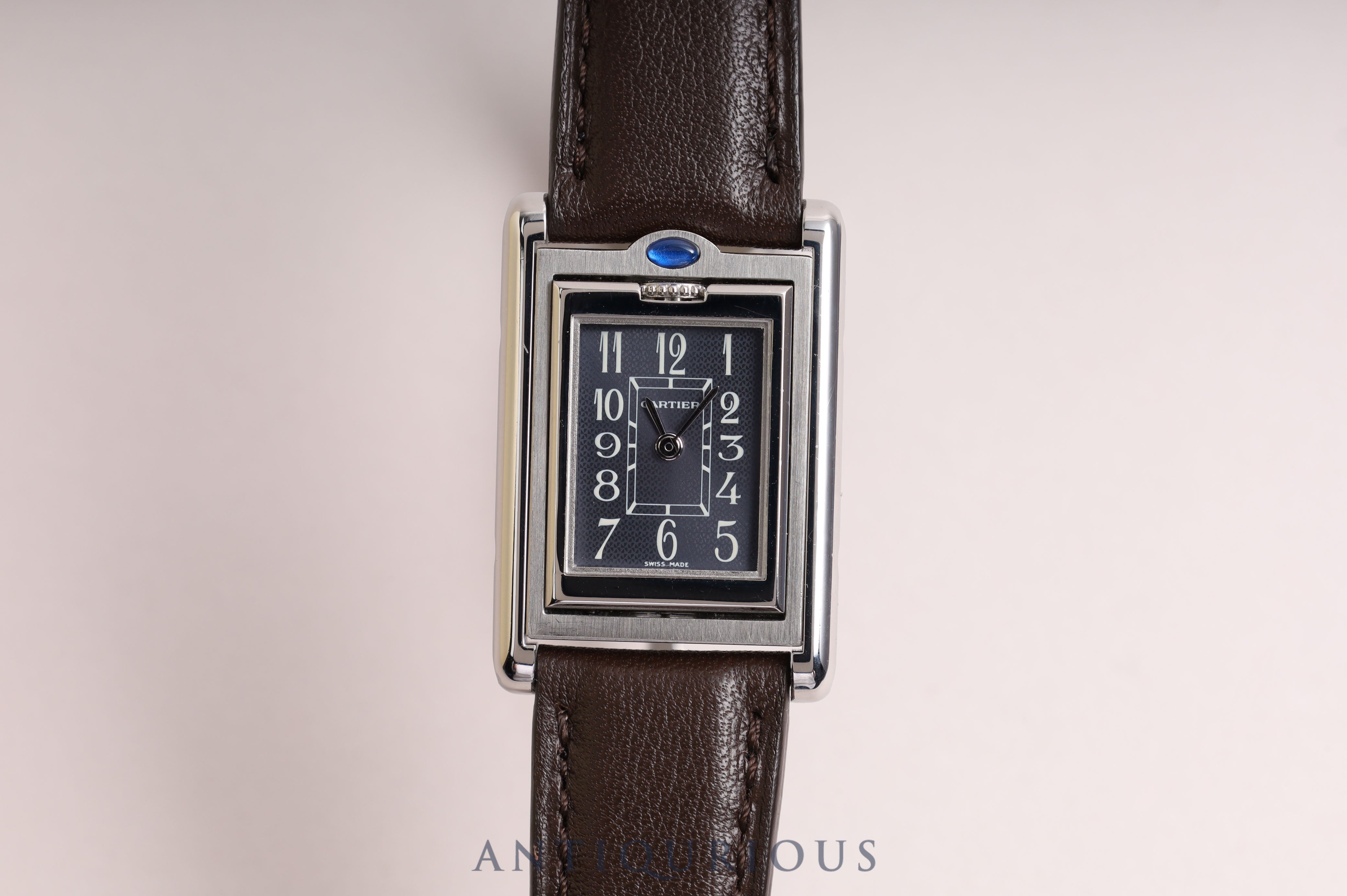 CARTIER Tank Basculant SM QZ W1016830 Complete service completed in June 2022