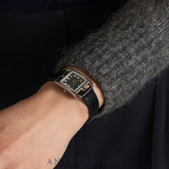 Hermes Cape Cod CC1.210 Quartz Cal.976.001 SS Genuine leather strap Genuine buckle (SS) Grey Arabic dial Warranty (2011) Box Overhauled