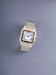 Cartier Santos Carrée LM 2961 Automatic Cal.077 (ETA2671) SS/YG SS/YG White Roman Dial (SWISS designation) Overhauled