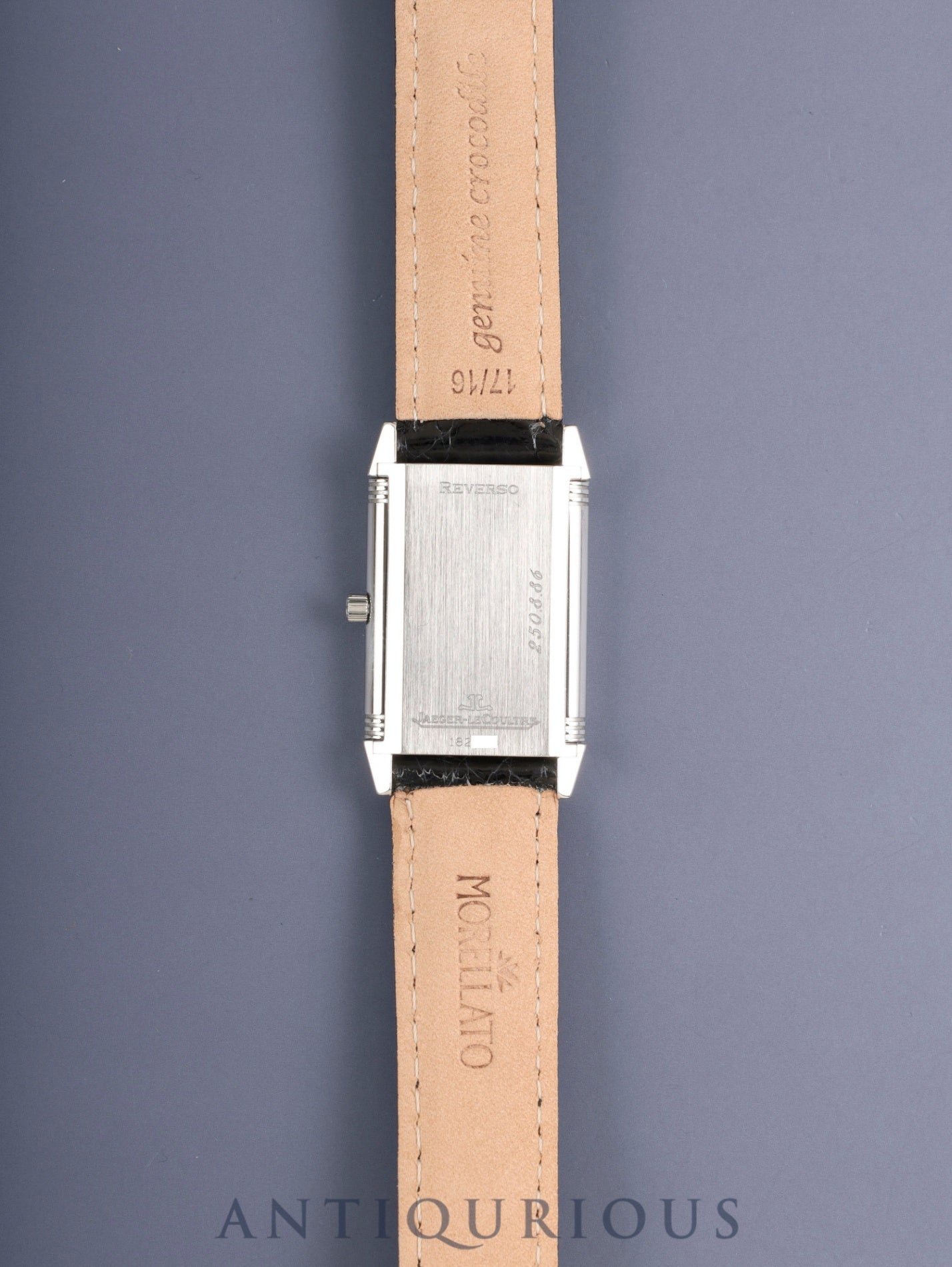 ジャガー・ルクルト レベルソ クラシック 250.8.86 / 250.840.862 手巻き Cal.864/1 SS 革 純正Dバックル（SS）シルバーアラビア文字盤 オーバーホール済み