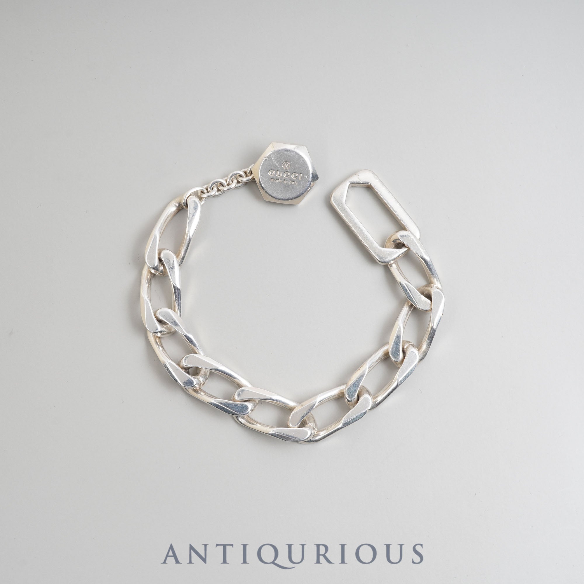 GUCCI bracelet bangle figaro chain