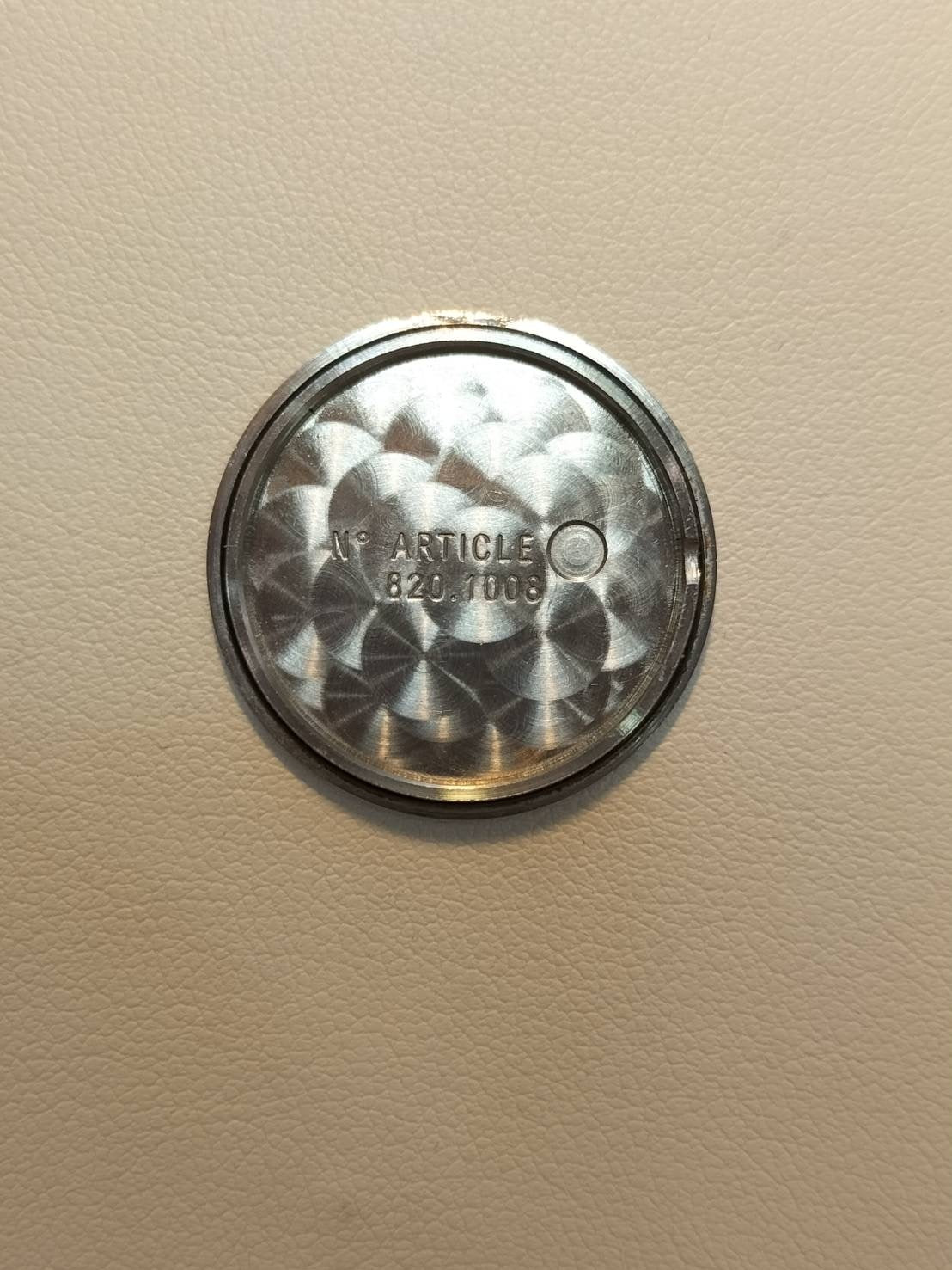 ティファニー アトラス 820.1008 クォーツ Cal.256.041 SS 革 純正バックル（SS） グレー文字盤 箱 冊子 保証書 オーバーホール済み