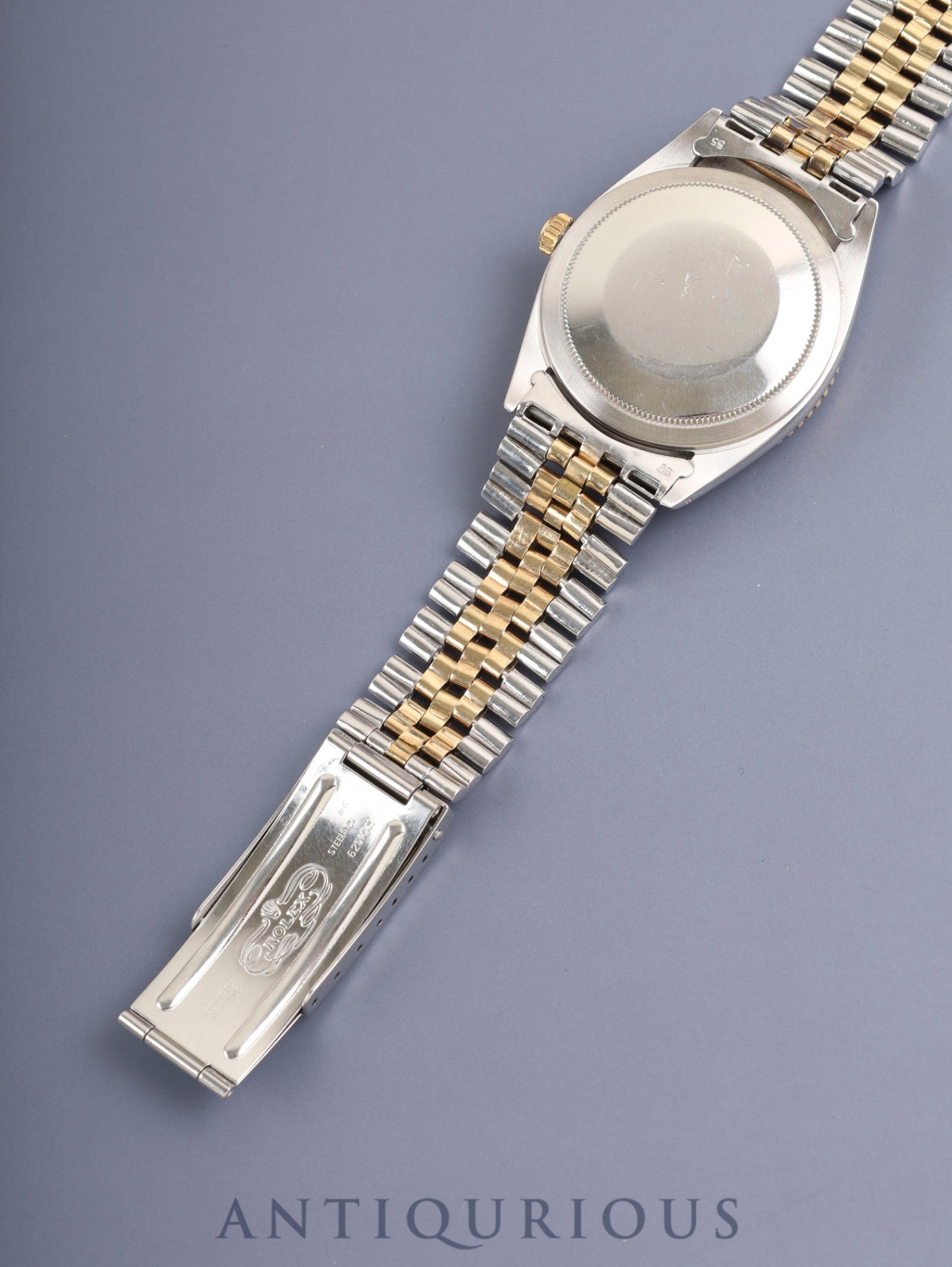 ロレックス デイトジャスト サンダーバード 1625/3 自動巻き Cal.1560 SS/YG シルバー文字盤 箱 クロノメーター証明書（1961年 / 個人名記載） 71番台（1960年）オーバーホール済み