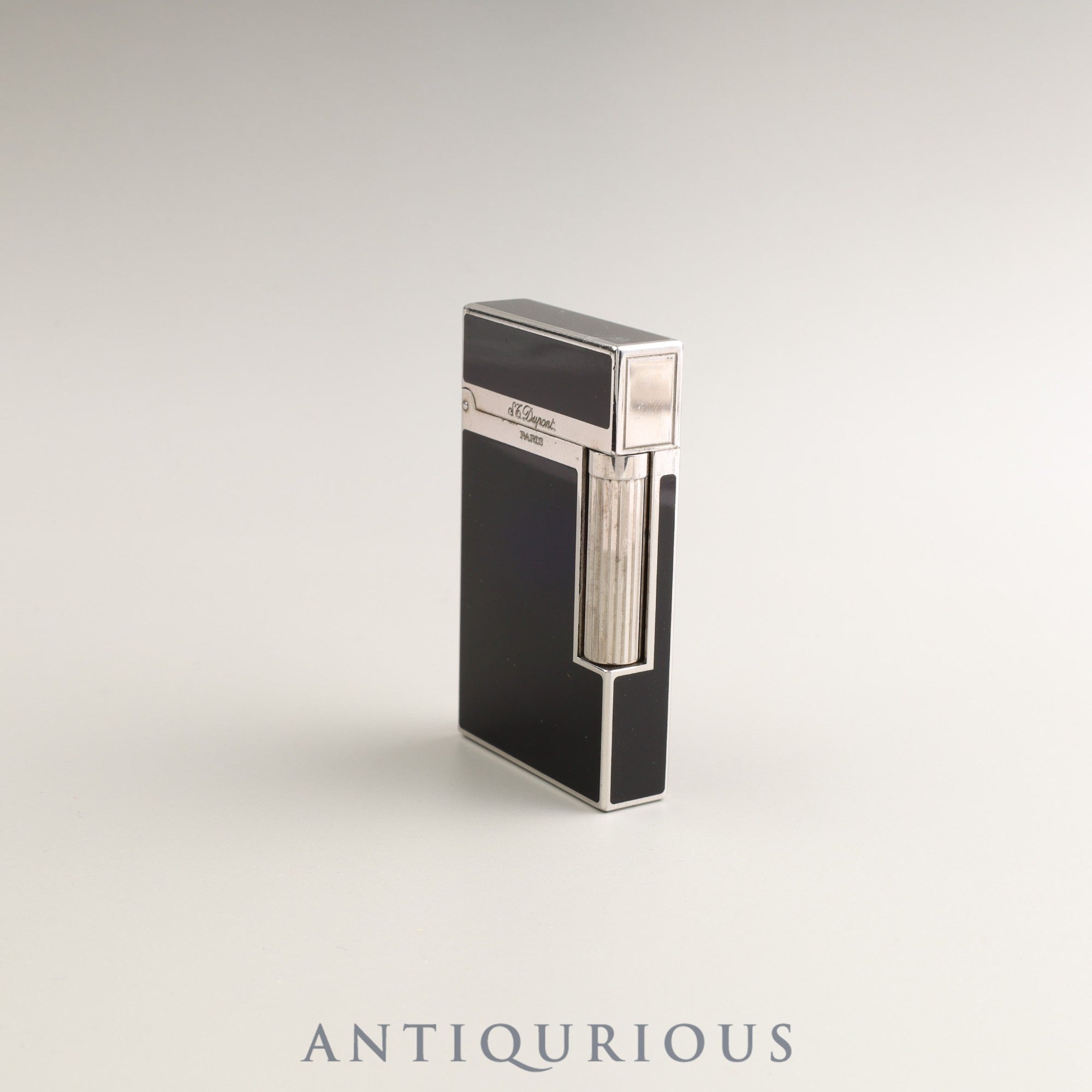 Dupont Lighter Line 2 16296 Montparnasse GP Black x Silver Box