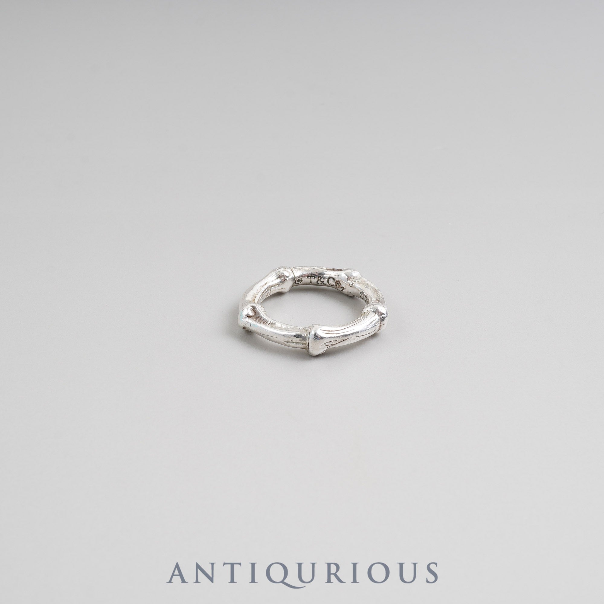 ティファニー リング バンブー スターリングシルバー 約10号