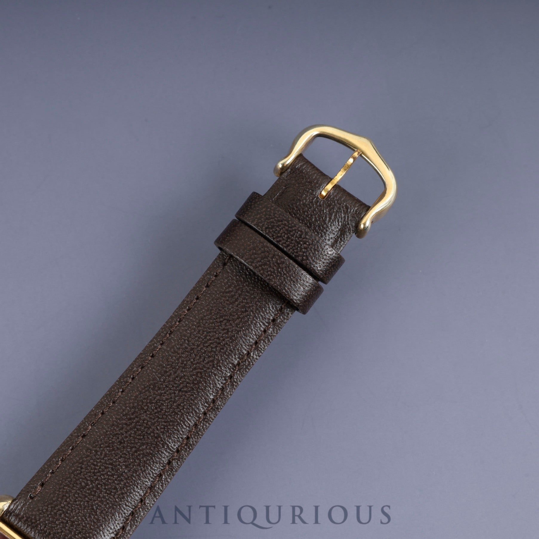 カルティエ マストタンク LM 手巻き Cal.78-1 SV925 革 純正尾錠（GP）ボルドー文字盤 ガーネットダイアル オーバーホール済み