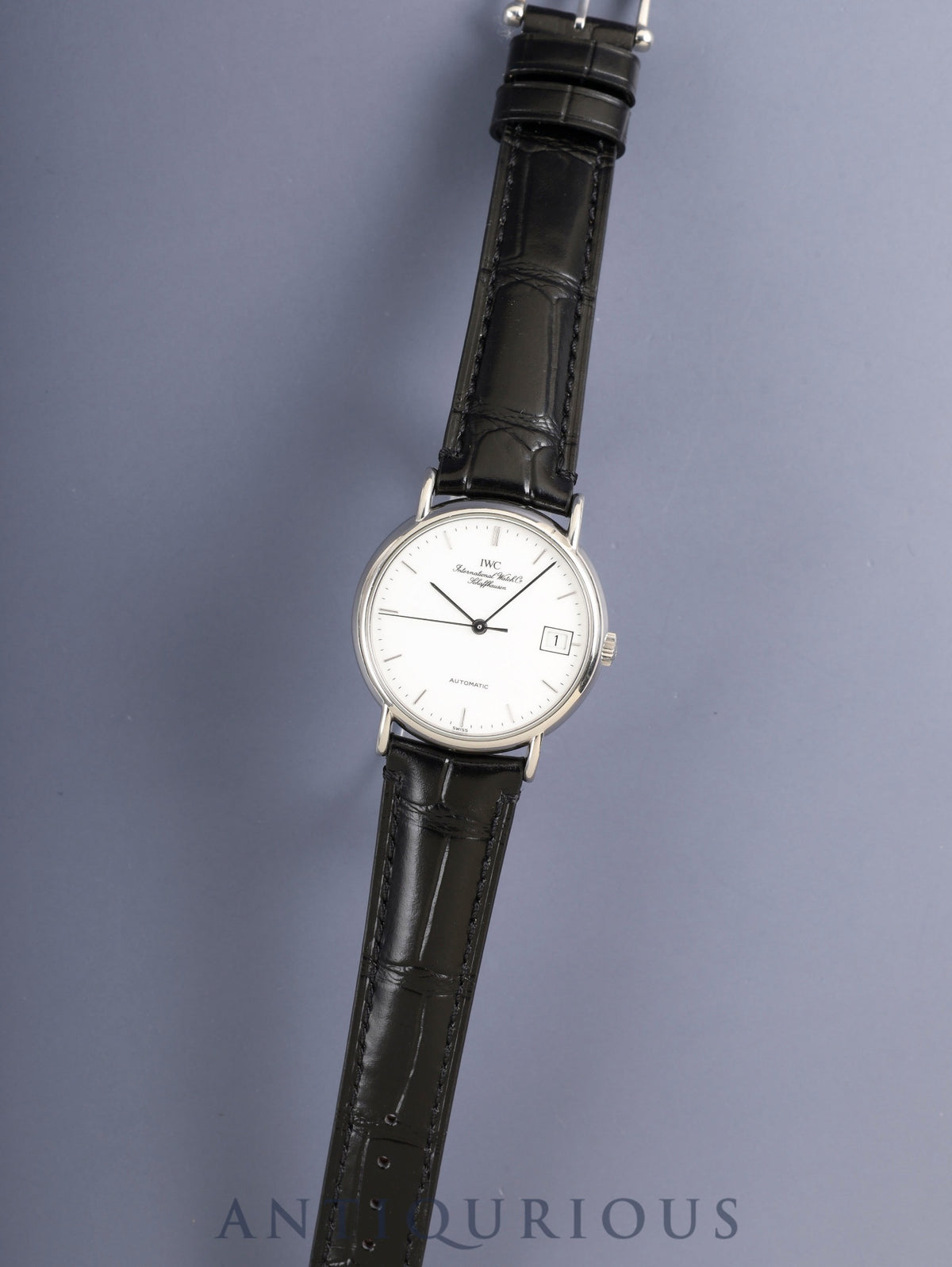 IWC ポートフィノ IW351320 自動巻き Cal.C.37521 SS 革 純正ピンバックル（SS）ホワイト文字盤 純正レザーベルト付き オーバーホール済み アイダブリュシー