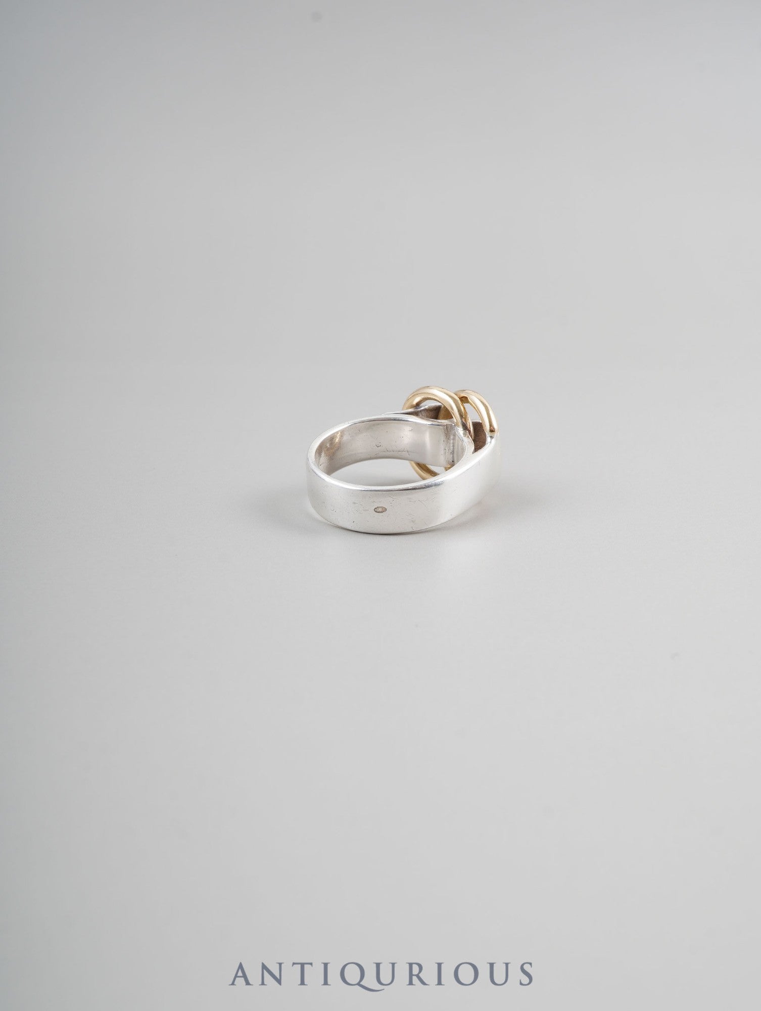 エルメス リング ドゥザノー SV925/750 約10.5号